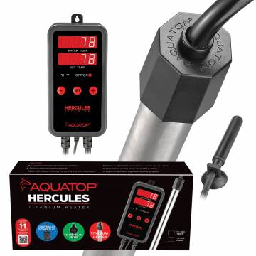 AQUATOP TTH-1000 1000-Watt Titanium Tube Heater w/ Digital Controller